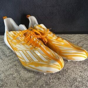 NWT Adidas ADIZERO Men's Football cleats “white team college gold” US 17 UK 16